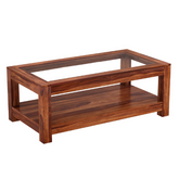 The Attic Riva Solid Wood Coffee Table Honey
